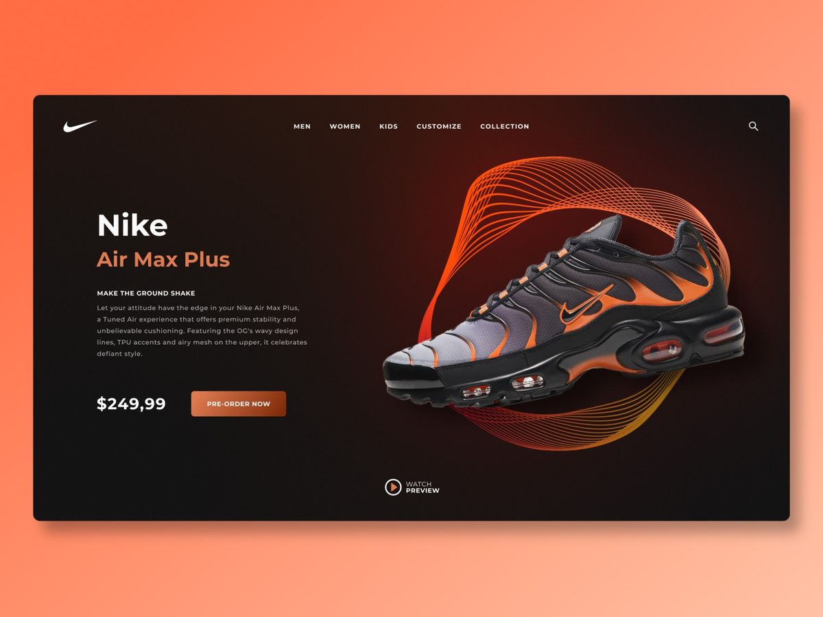 Nike - Landing page